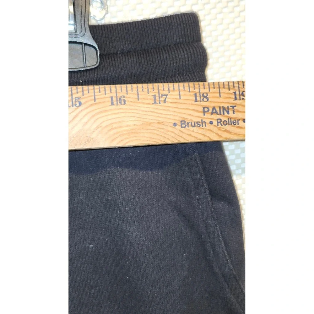 Buck Mason Black Brushed Loopback Trouser Mens Large BM15018.209 Cotton Pants